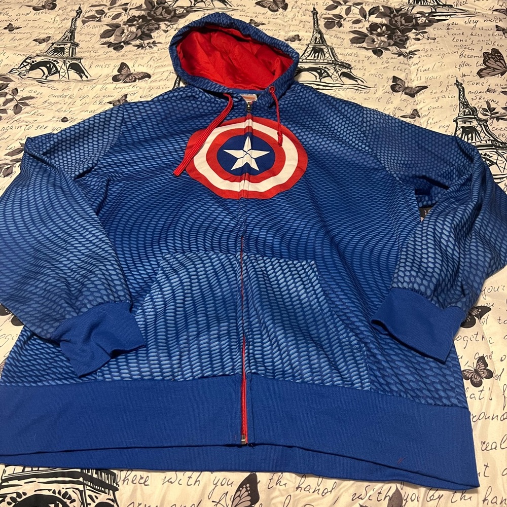 Captain America hoodie XXL